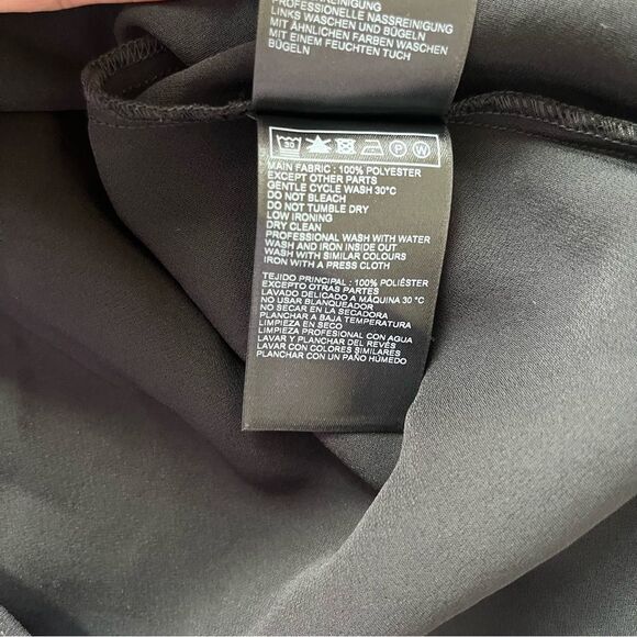 NWT ba&sh Yona Cutout Midi Long Sleeve Black Dress Small Special Occasion Chic - Picture 8 of 8